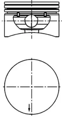 KOLBENSCHMIDT 40380620 | Piston Segman Komple 0 50 79 50mm Astra G Vectra B C Z16xe
