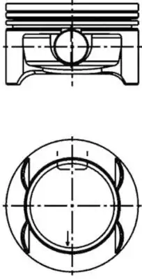 KOLBENSCHMIDT 40386620 | Piston Segman Ad 050 Astra H 1 4 16v Z14xep 73 9 4 Adet