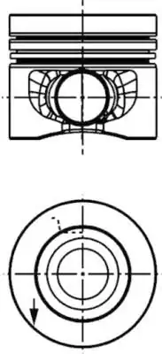 KOLBENSCHMIDT 40558600 | Piston Segman 81 00mm Std Golf V VI Jetta III Passat A3 A4 A5 Q5 2 0 TDI 03 16