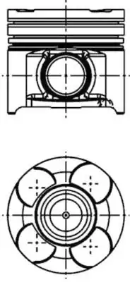KOLBENSCHMIDT 40660610 | Motor Piston Segman Komple 0 40 82 00mm Astra H Vectra C Zafira B Sıgnum Z19dth 02 15