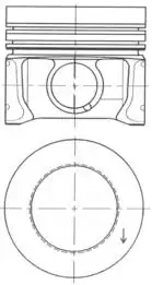 KOLBENSCHMIDT 41095600 | Piston 79 50 mm Golf VI Caddy III Jetta III Passat Polo Beetle A1 A3 Altea Ibiza V 1 6 TDI