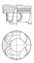 KOLBENSCHMIDT 41267620 | Piston Segman N13 77 50 mm Bmw N13 B16 A F20 F30 F80 Mini N18 B16 A