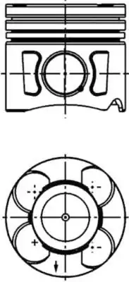 KOLBENSCHMIDT 41648600 | Piston Segman Corsa E Corsavan 1 3 CDTI Euro6 69 60mm Std 75ps