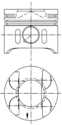 KOLBENSCHMIDT 97482610 | Piston M Benz Om646 647 648 88 51mm 00 20