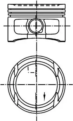 KOLBENSCHMIDT 99562600 | Piston Segman Std Golf IV 98 06 Bora Polo IV 1 4 16v BBY AHW BBZ Afh 4 Adet