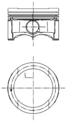KOLBENSCHMIDT 99792600 | Piston Segman Std Golf IV Passat IV Jetta A3 Leon 1 6 BFQ BSE BGU ALZ 4 Adet
