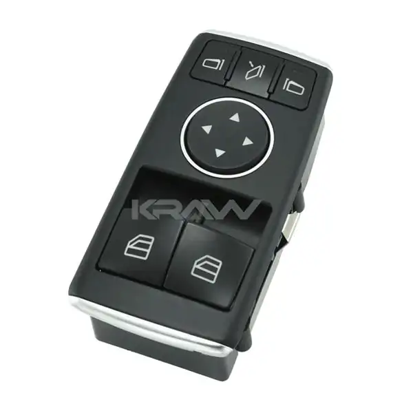 MCAR An 552e Cam Açma Şalteri Sol Ayna Katlamali İkili Siyah 9107 C204 11 R231 12