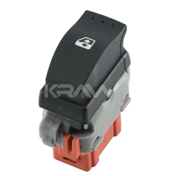 MCAR An 716 Cam Açma Kapam Anahtarı Sol Tekli Kırmızı Master II 6 Fiş