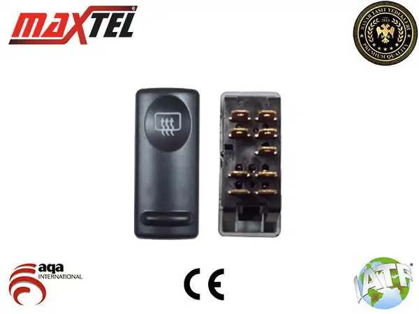 MAXTEL 16404338 | Cam Rezistans Anahtarı Arka Renault R19 88 95