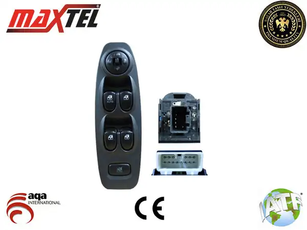 MAXTEL 18203015 | Cam Kaldırma Anahtarı Sol Hyundai Accent 99 05 Ön Sol Dörtlü