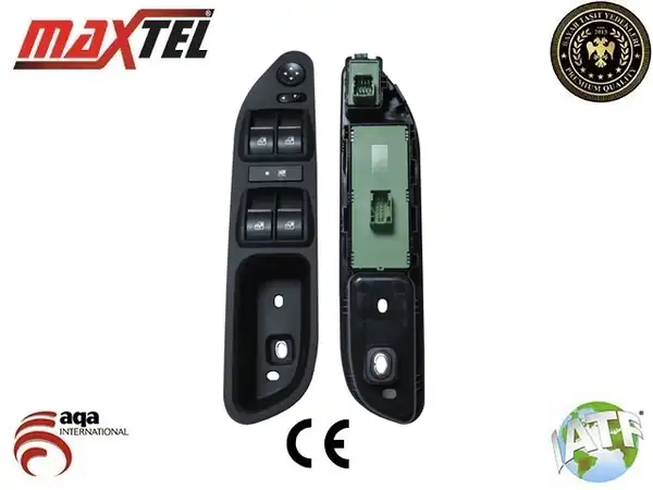 MAXTEL 18205143 | Cam Anahtarı Egea Sol 20 Fişli Ayna Ayarlı Kasali Yeşil Sok