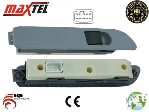 MAXTEL 18214781 | Cam Açma Düğmesi Sağ Mitsubishi Fuso Canter Fe839 Fe859 07 24v 8 Pin