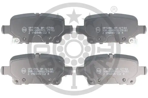 Optimal Bp 12744 Arka Fren Balatası Opel Astra K 1 0 1 4 1 4t 1 6t 1 6 CDTI 16 22 106 5x46 3x16 6