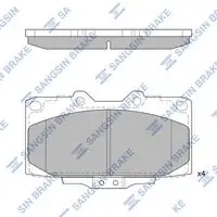 HI-Q SP1486 | Ön Fren Balata Subaru Impreza Wrx 2 0l Ej205 Turbo Gd Gg Kasa 01 06 Nissan 200sx 2 0l Sr20det Tu Rbo S14 Kasa 94 99