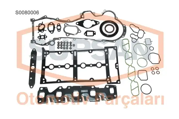 Supsan S0080006 Conta Takımı Fiat Doblo Palio Albea Punto 1 3 JTD CDTI Euro4 Keçe Skc