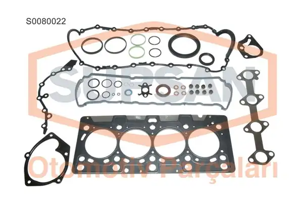 Supsan S0080022 Motor Takım Contası Full Keçeli Kangoo Clio Megane Nissan Qashqai Note Micra Juke 1 5 dCi K9k