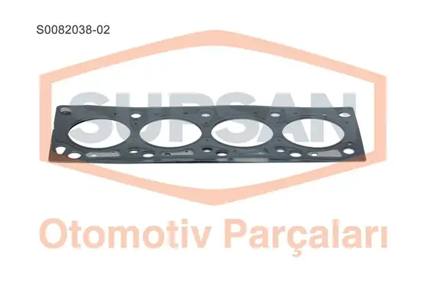 Supsan S008203802 Silindir Kapak Contası Ford Connect 1 8 TDCI 02 13 Focus 1 8 TDCI 98 04 2 Çentik Mls