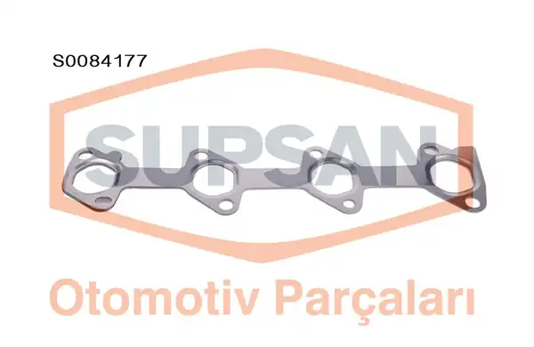 Supsan S0084177 Egzoz Manifold Contası Renault Fluence Megane III Scenic III Dacia Duster 1 5 dCi 5 Adet