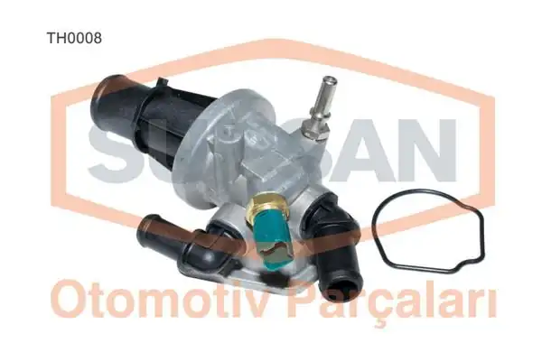 SUPSAN TH0008 | Termostat 88°C Fiat Albea/Palio/Doblo/Corsa C/Combo/Meriva/Astra/Tigra 1.3 CDTI JTD Z13DT