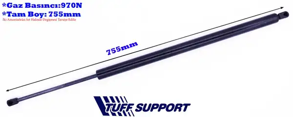 TUFFSUPPORT 610211 | Bagaj Amortisörü 04 Transporter T5 Kombi