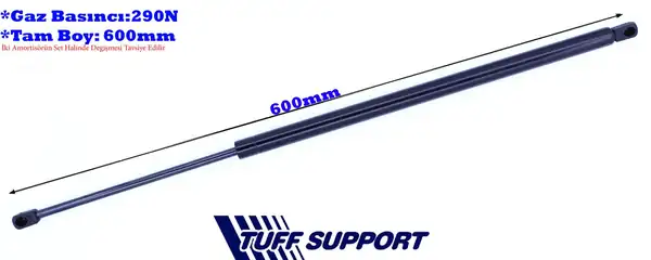 TUFFSUPPORT 611137 | Bagaj Amortisörü 82 96 Pt 205 Gazlı