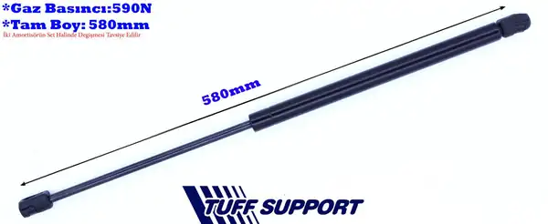 TUFFSUPPORT 611415 | Bagaj Amortisörü 5008 İ Gazlı 03 09 5008 09