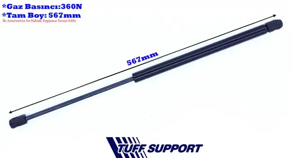TUFFSUPPORT 611623 | Bagal Amortisörü 01 06 Civic HB 3kapi