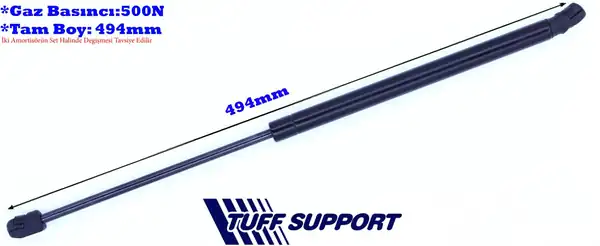 TUFFSUPPORT 611670 | Bagaj Amortisörü 09 19 Tiguan 1 4 2 0