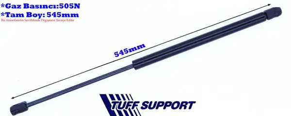 TUFFSUPPORT 611914 | Bagaj Amortisörü Megane II Sw Km_