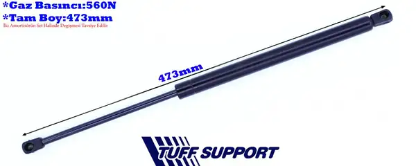 TUFFSUPPORT 612897 | Bagaj Amortisörü 04 05 Astra H Gazlı