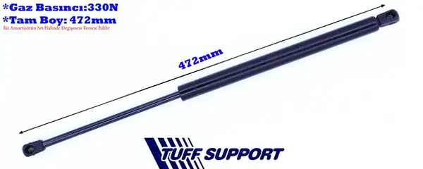 TUFFSUPPORT 612929 | Bagaj Amortisörü 00 12 Punto Gazlı