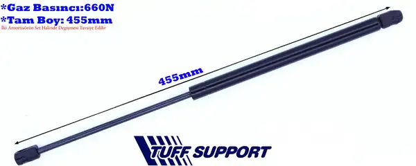 TUFFSUPPORT 613072 | Bagaj Amortisörü 07 13 Santa Fe II Gazlı