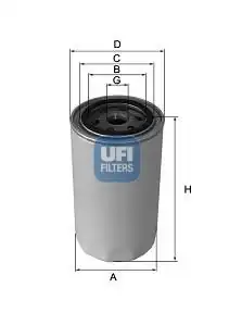 Ufi Filtre 23 295 00 Yağ Filtresi Doblo Marea Punto Stilo Brava Bravo Palio 1 2 1 4 1 6 1 8 2 0