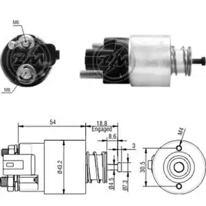 Valeo 595893 Marş Otomatiği Hyundai Accent Mitsubishi L300 Soketli Tip