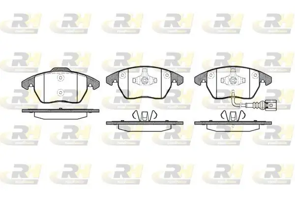 ROADHOUSE 21030-01 | Fren Balatası Ön Fişli Vag A3 Passat Caddy Golf5 Golf6 Jetta A3 Leon 04