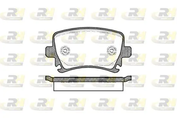 ROADHOUSE 21031-00 | Fren Balatası Arka Vag A3 Passat Caddy Golf5 Golf6 Jetta A3 Leon 04