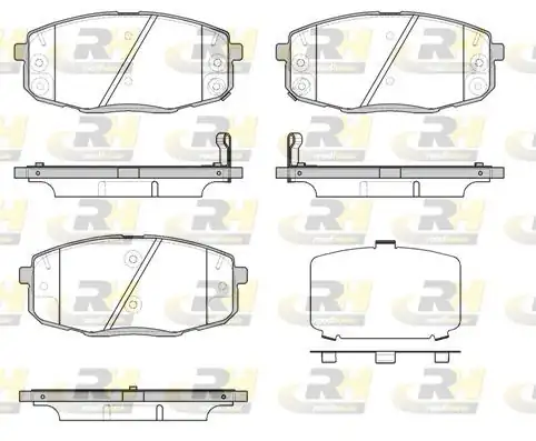 ROADHOUSE 21038.12 | Fren Balatası Nissan Sunny II 1.6 86 > 88 Arka Xx