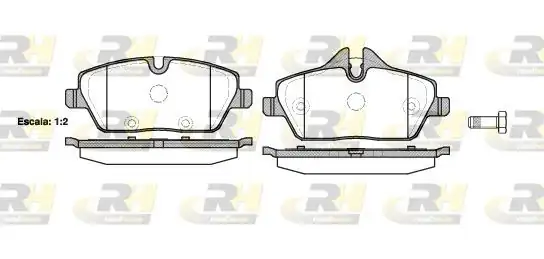ROADHOUSE 21131-10 | Fren Balatası Mini R56 10 06