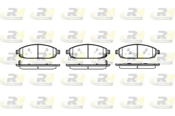 ROADHOUSE 21173.02 | Ön Fren Balatası Commander 09 05 -