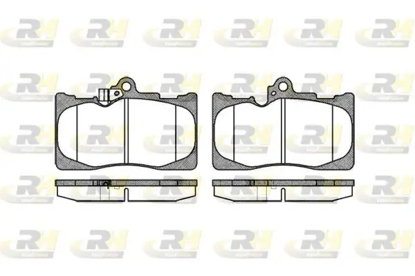ROADHOUSE 21180-02 | Fren Pabucu Takım Hyundai Getz 02 09 Xx