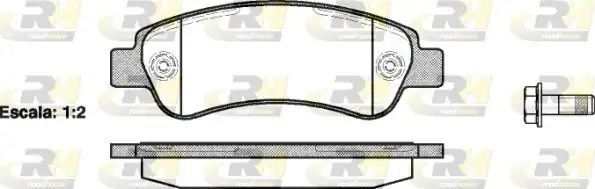 ROADHOUSE 21238-00 | Fren Balatası Jumper 04 06