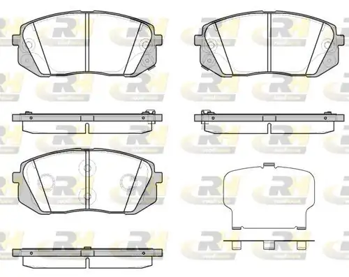 ROADHOUSE 21302.43 | Fren Balatası Ön Hyundai Kona Tuscon Kia Ceed Xceed Sportage 2015 / 2021