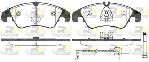 ROADHOUSE 21304-31 | Fren Balatası Ön Fişli A4 07 A5 07 A6 11 A7 10 Q5 08