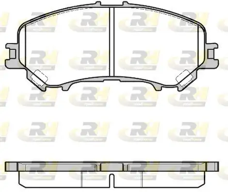 ROADHOUSE 21318-22 | Fren Balatası Ön Nissan Qashqai J11 1 6 dCi 2013 Renault Kadjar 2014