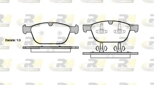 ROADHOUSE 21397-00 | Fren Balatası XC 60 05 08