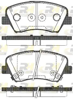 ROADHOUSE 21412-32 | Fren Balatası Ön Hyundai Elantra 11 İ30 12 Kia Ceed 12