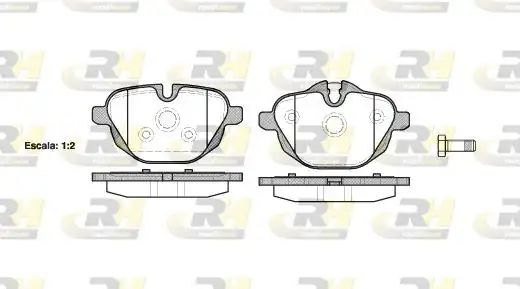 ROADHOUSE 21421-00 | Fren Balatası Arka Bmw 5 F10 F11 Z4 E89 X3 F25 X4 F26