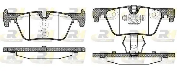 ROADHOUSE 21476-00 | Fren Balatası Arka Bmw 1 F20 F21 Bmw 2 F22 F23 Bmw 3 F30 F31 F34 Bmw 4 F32 F36