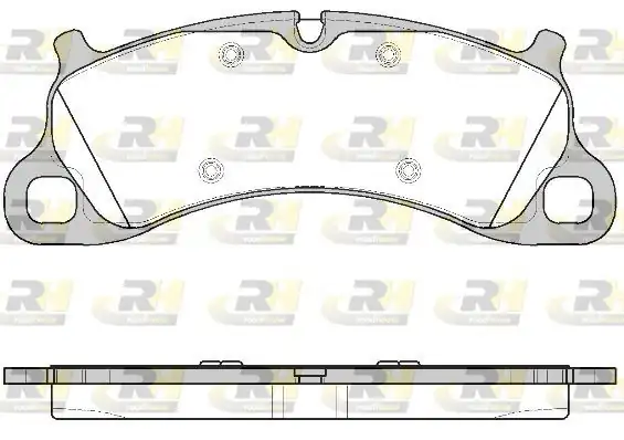 ROADHOUSE 21542-00 | Fren Balatası 911 Coupe Targa Cabrio 991 12 11