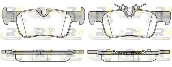 ROADHOUSE 21573-00 | Fren Balatası Arka Bmw 2 F45 F46 X1 F48 İ3 İ01 13 Mini F60 F54 14